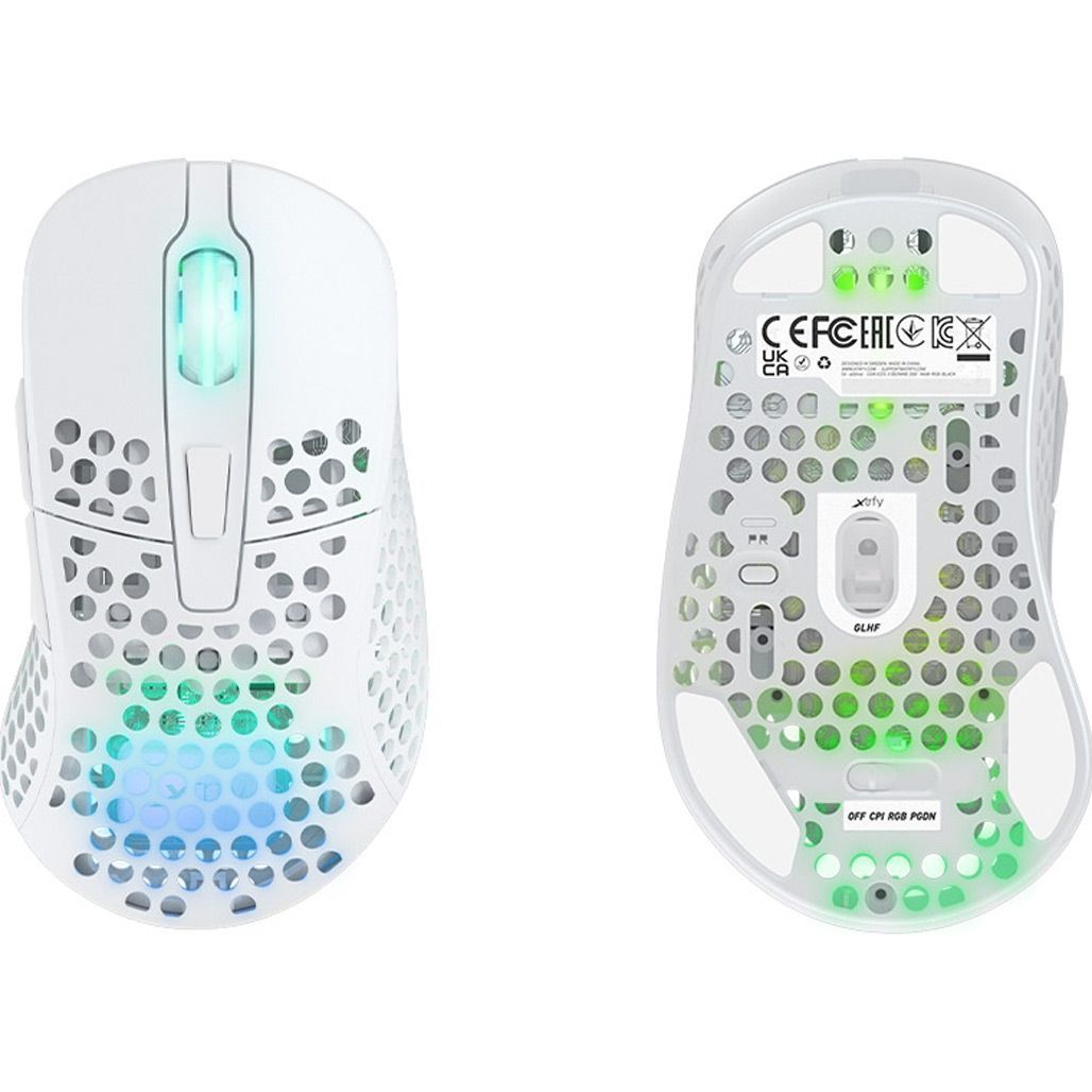 Миша Xtrfy M4 RGB White (M4W-RGB-WHITE) 