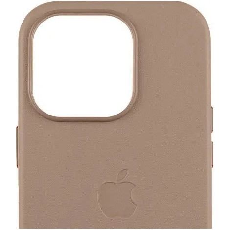 Чохол Leather Case with MagSafe для Apple iPhone 16 Pro Max Taupe AAA