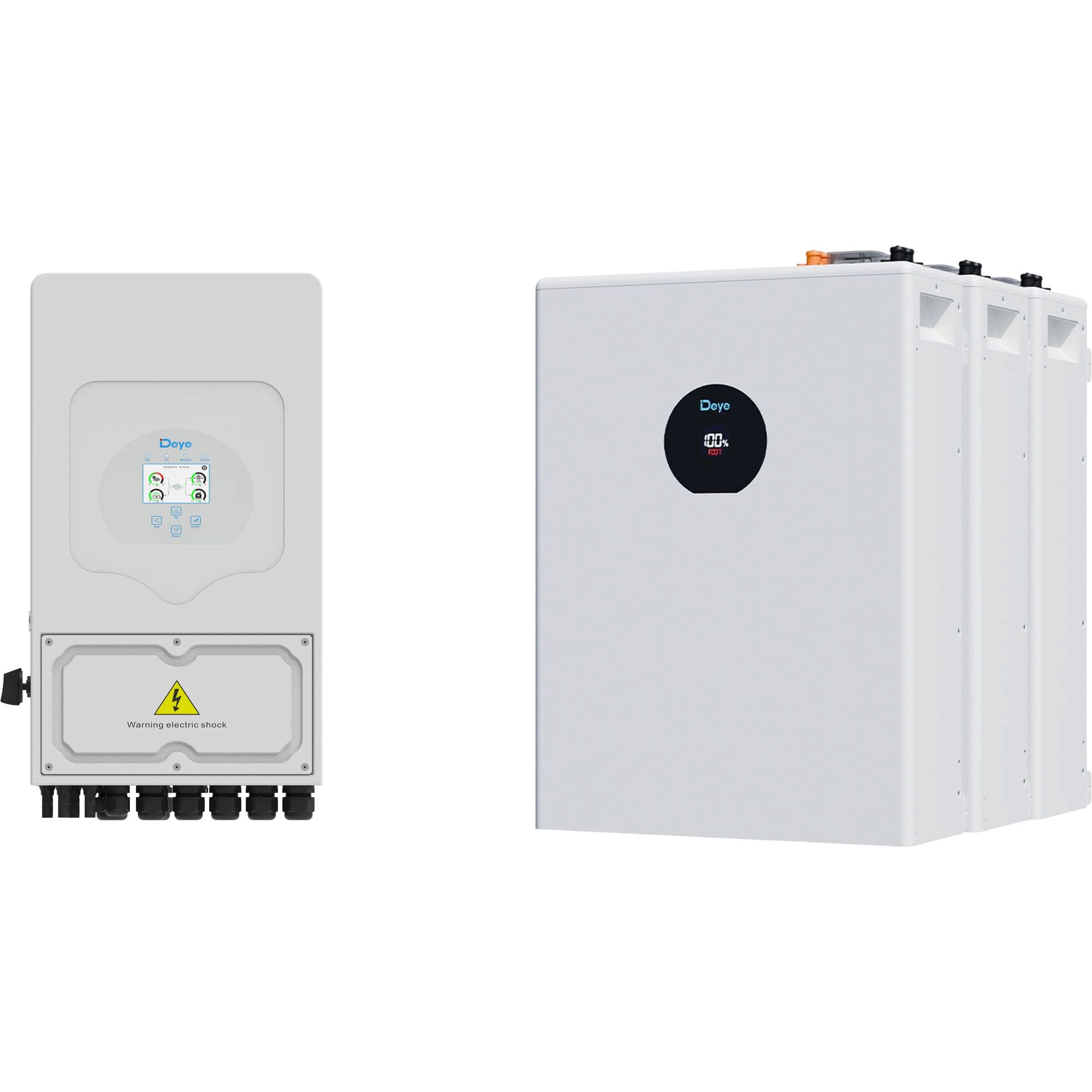 

Система хранения энергии Deye SUN-5K-SG05 5kW + 3 АКБ SE-F5 Pro-С 15.3kWh (51.2V/100Ah/5120Wh)