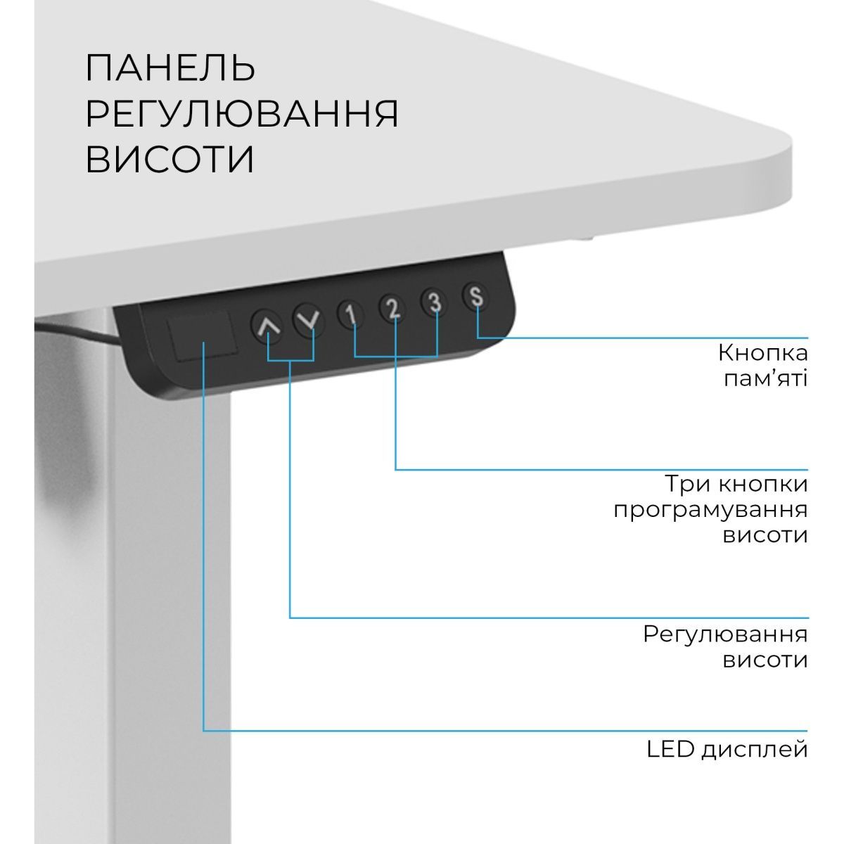 Комп`ютерний ігровий стіл OfficePro ODE1670W White