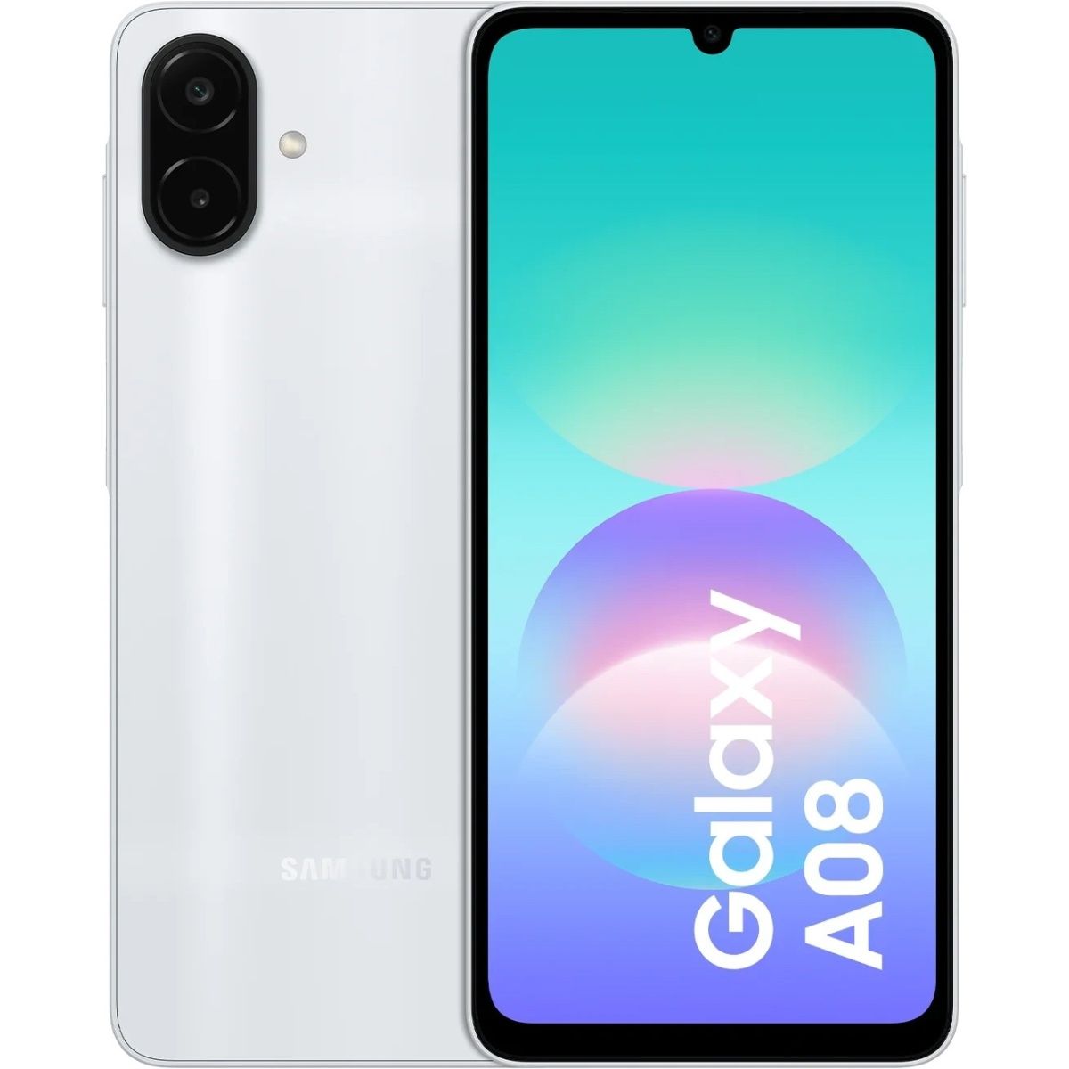 Смартфон Samsung Galaxy A08 4/128GB Silver (SM-A085FZSG) UA-UCRF