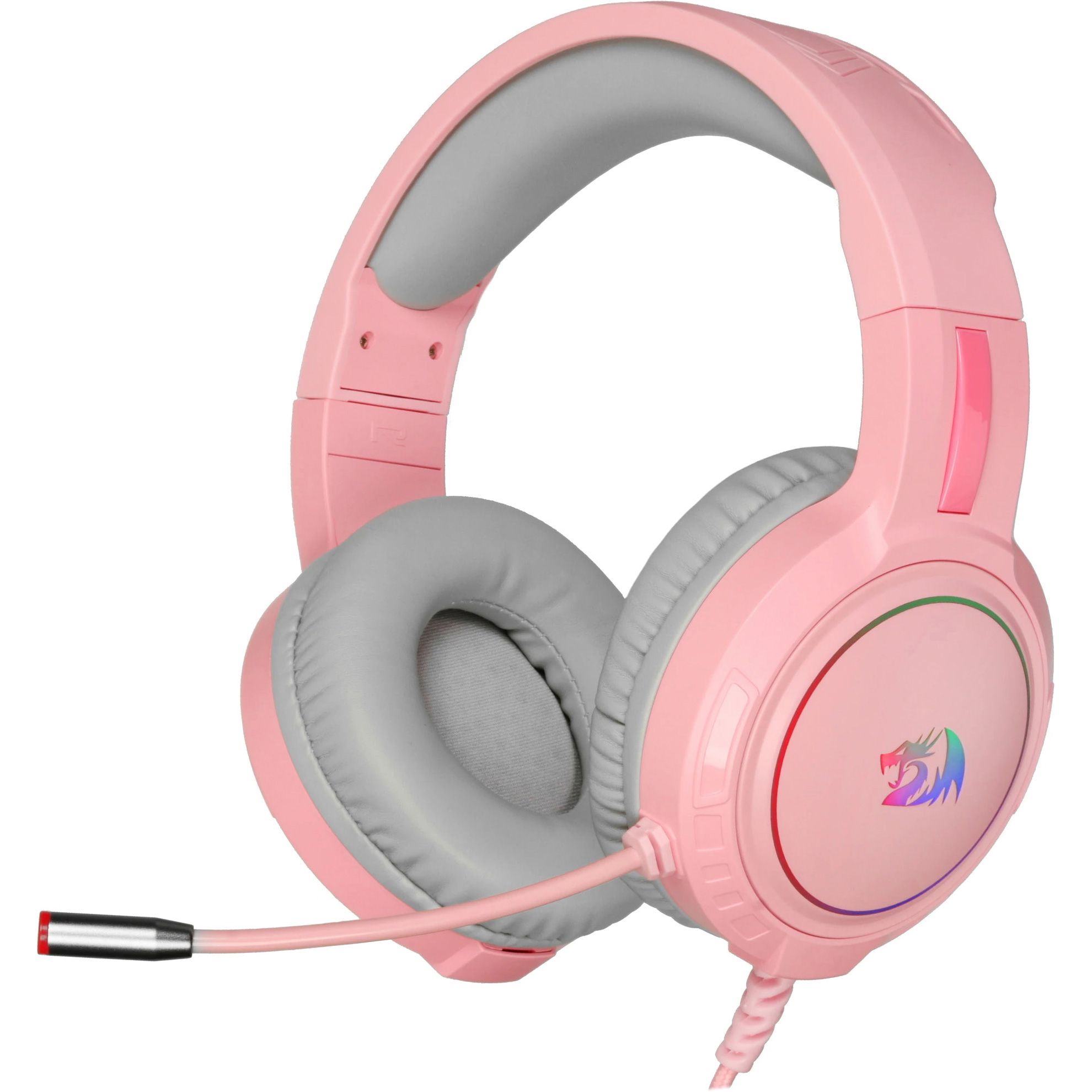 

Игровые наушники Redragon Mento USB Pink (71763)