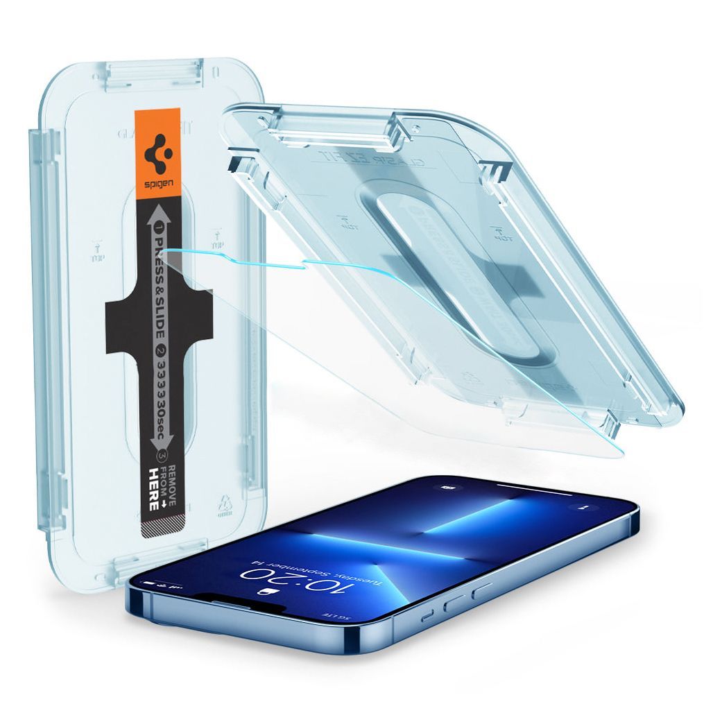 

Захисне скло Spigen EZ FIT GLAS.tR для Apple iPhone 13 Pro Max/iPhone 14 Plus 1-Pack (AGL03375) Crystal Clear