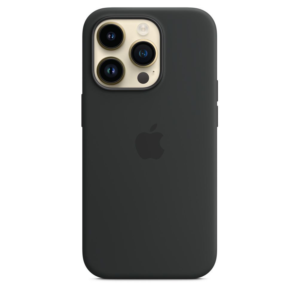 Чохол Silicone Case з MagSafe для Apple iPhone 14 Pro (Midnight) ААА