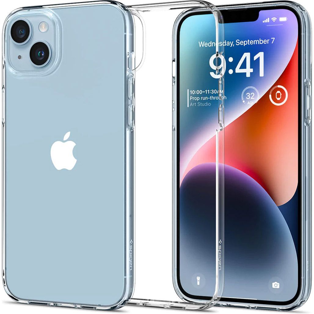 

Чохол Spigen Liquid Crystal Case для iPhone 14 Plus Crystal Clear (ACS04887)