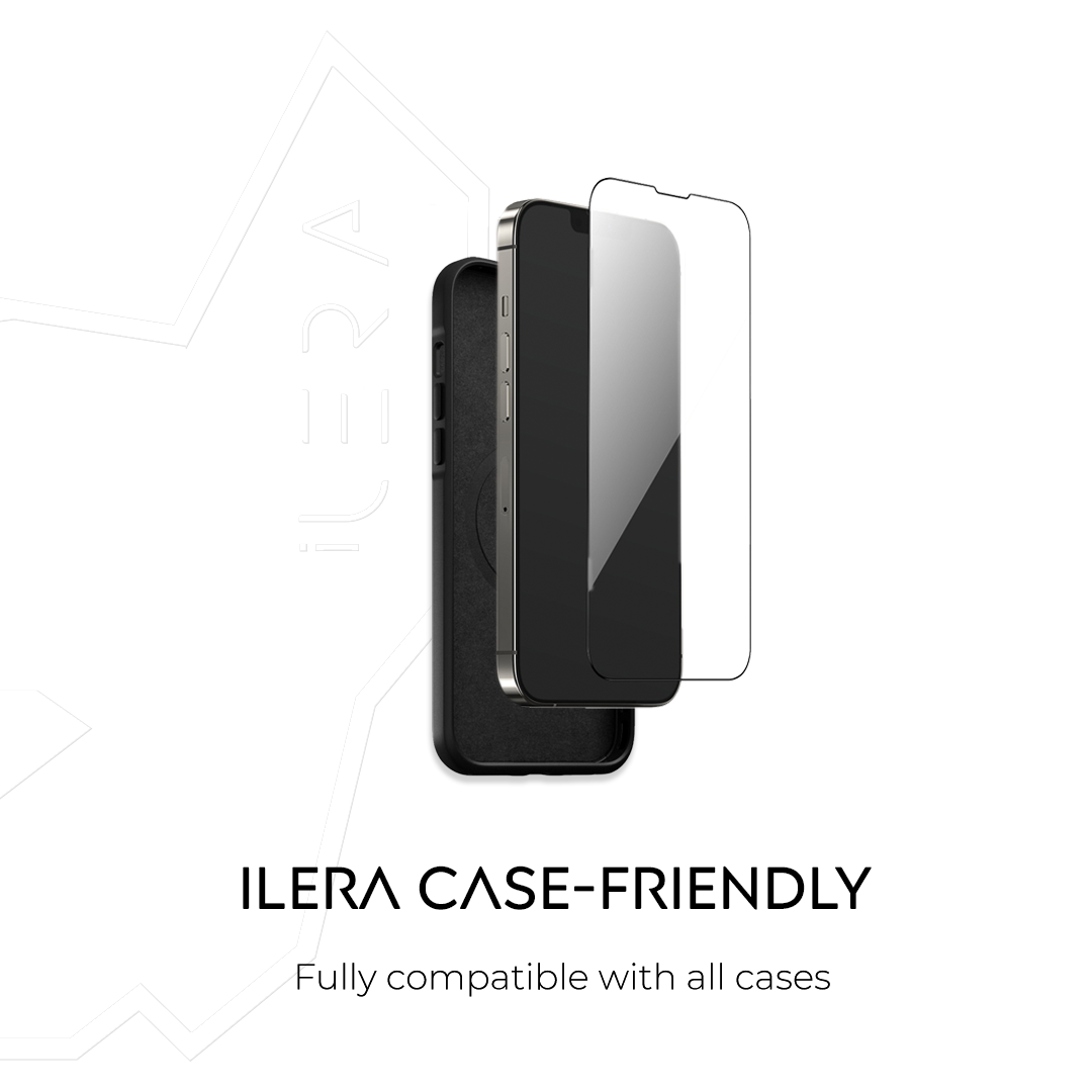 Захисне скло iLera DeLuxe Full Cover Glass для Apple iPhone 14 Pro (iLFCDL14Pr)