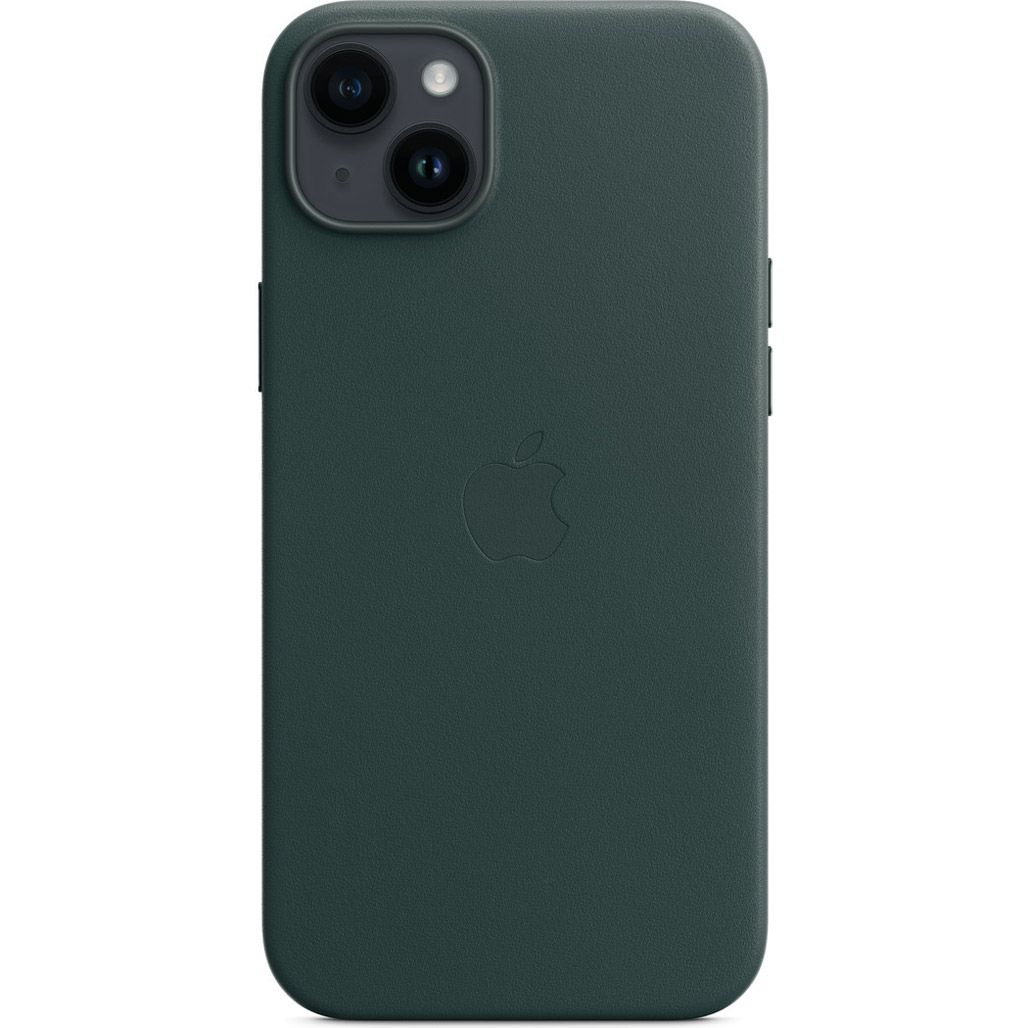 

Чохол Leather Case with MagSafe для Apple iPhone 14 Plus Forest Green AAA
