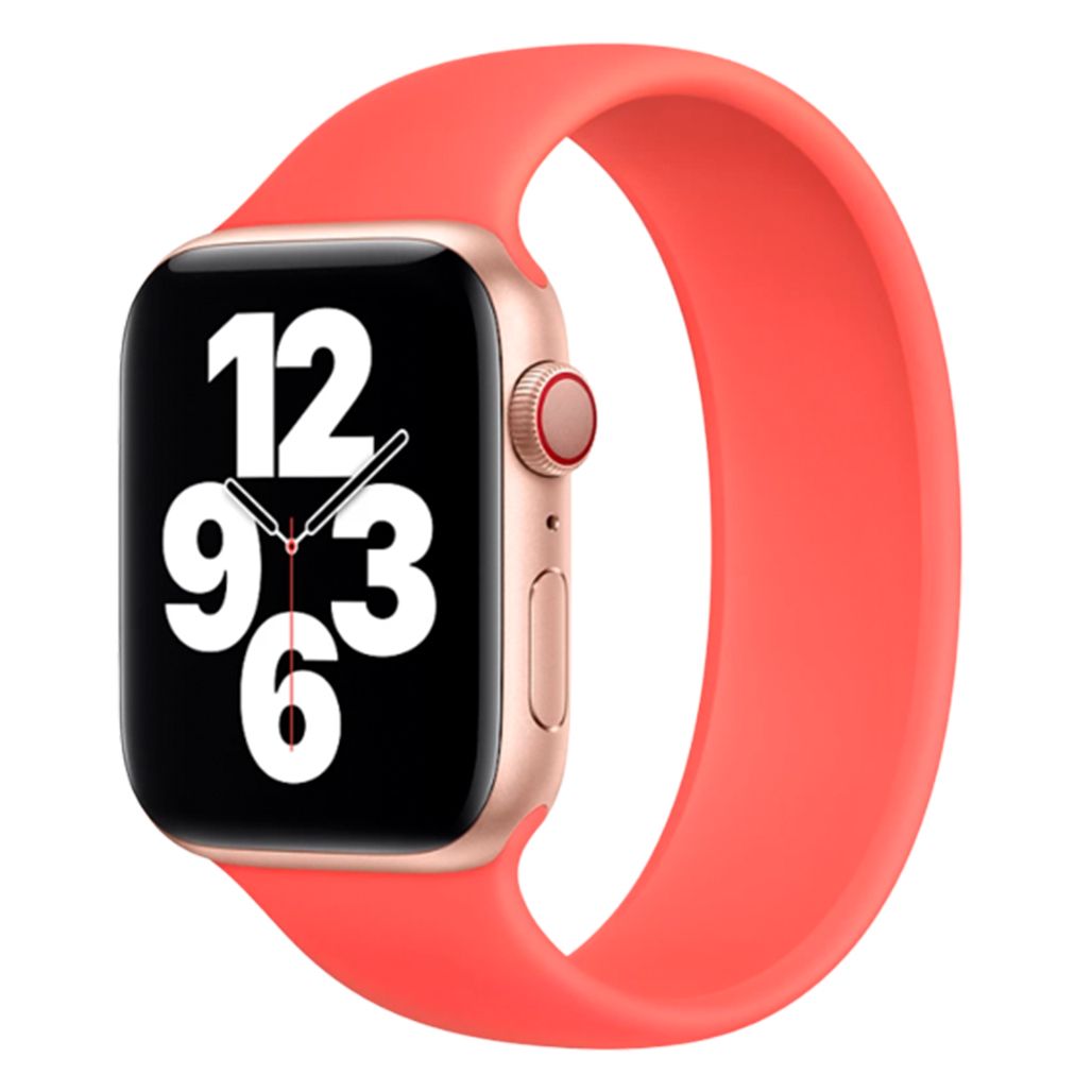 

Ремінець для годинника DK Apple Watch Silicone Solo Loop Band 38/40mm (Pink Citrus) M