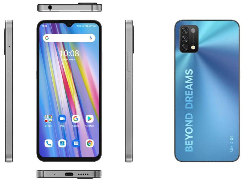 Смартфон Umidigi A11S 4/32Gb (Mist Blue) [65317] 