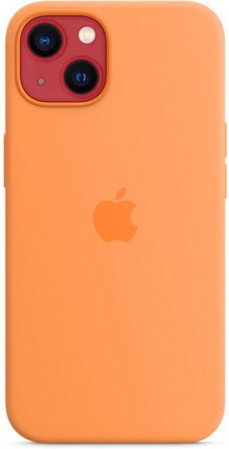 Чохол Silicone Case з MagSafe для Apple iPhone 13 (6.1) (Marigold) ААА