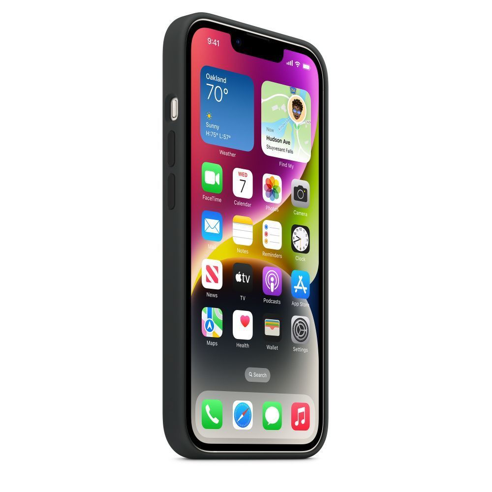 Чохол Silicone Case з MagSafe для Apple iPhone 14 (Midnight) ААА