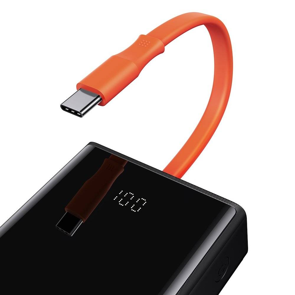 Зовнішній акумулятор Baseus Elf Digital Display 20000mAh 65W Black (PPJL000001)