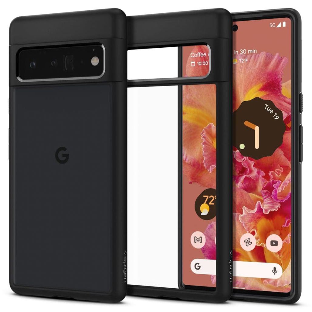 

Чехол Spigen Ultra Hybrid для Google Pixel 6 Pro Matte Black (ACS03458) [71615]