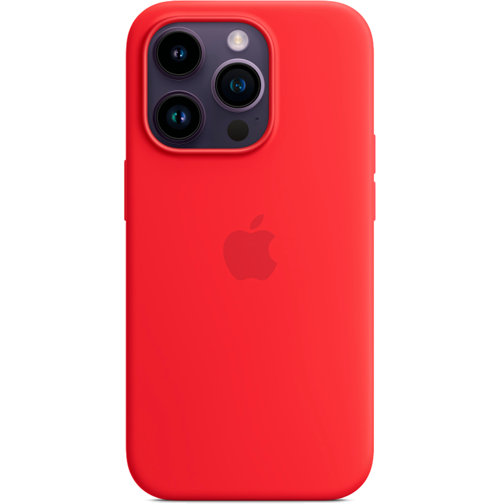 

Чехол Silicone Case с MagSafe для Apple iPhone 14 Pro (Product Red) ААА