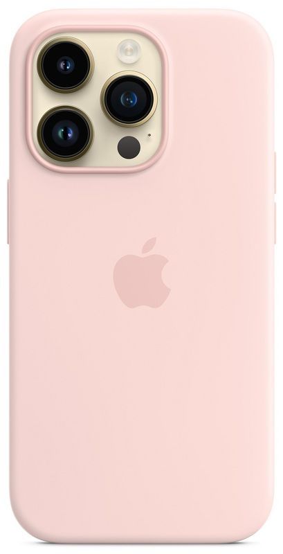 Чохол Silicone Case with MagSafe для Apple iPhone 14 Pro Chalk Pink AAA