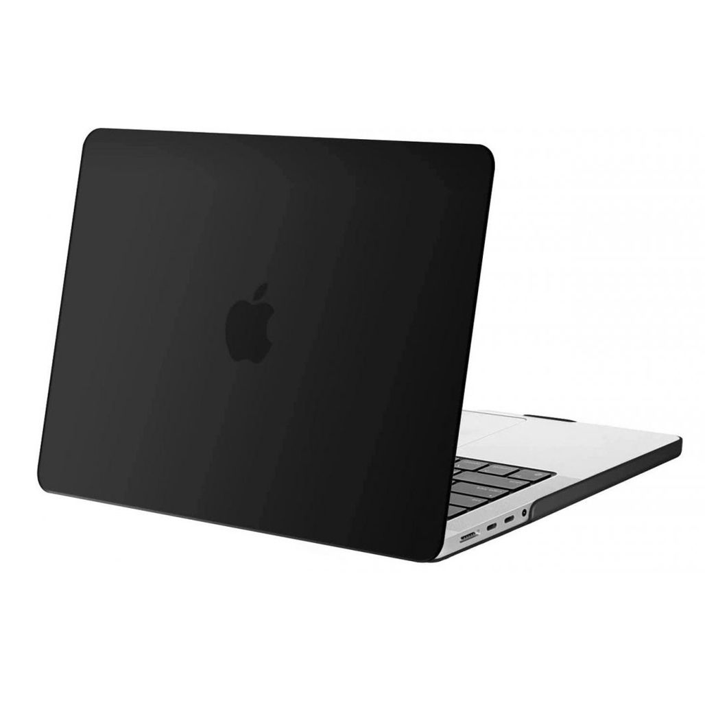 

Пластиковая накладка (верх и низ) HardShell Apple MacBook Pro 14 A2442 2021 Crystal Case (Black)