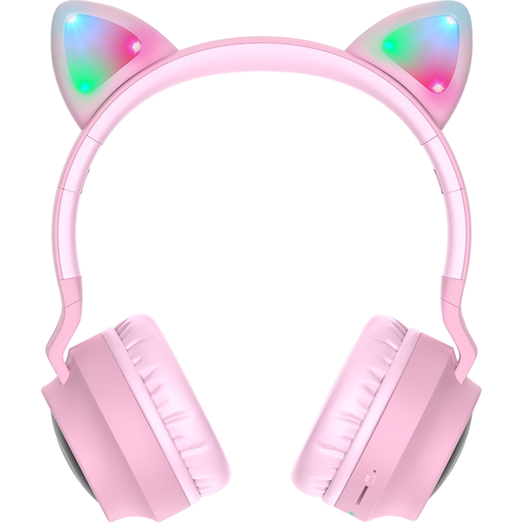 

Навушники Hoco W27 Cat Ear Stereo Bluetooth Headphones Pink (718464)
