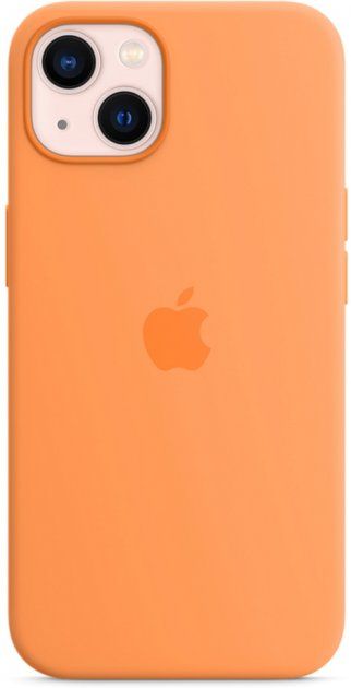 Чохол Silicone Case з MagSafe для Apple iPhone 13 (6.1) (Marigold) ААА