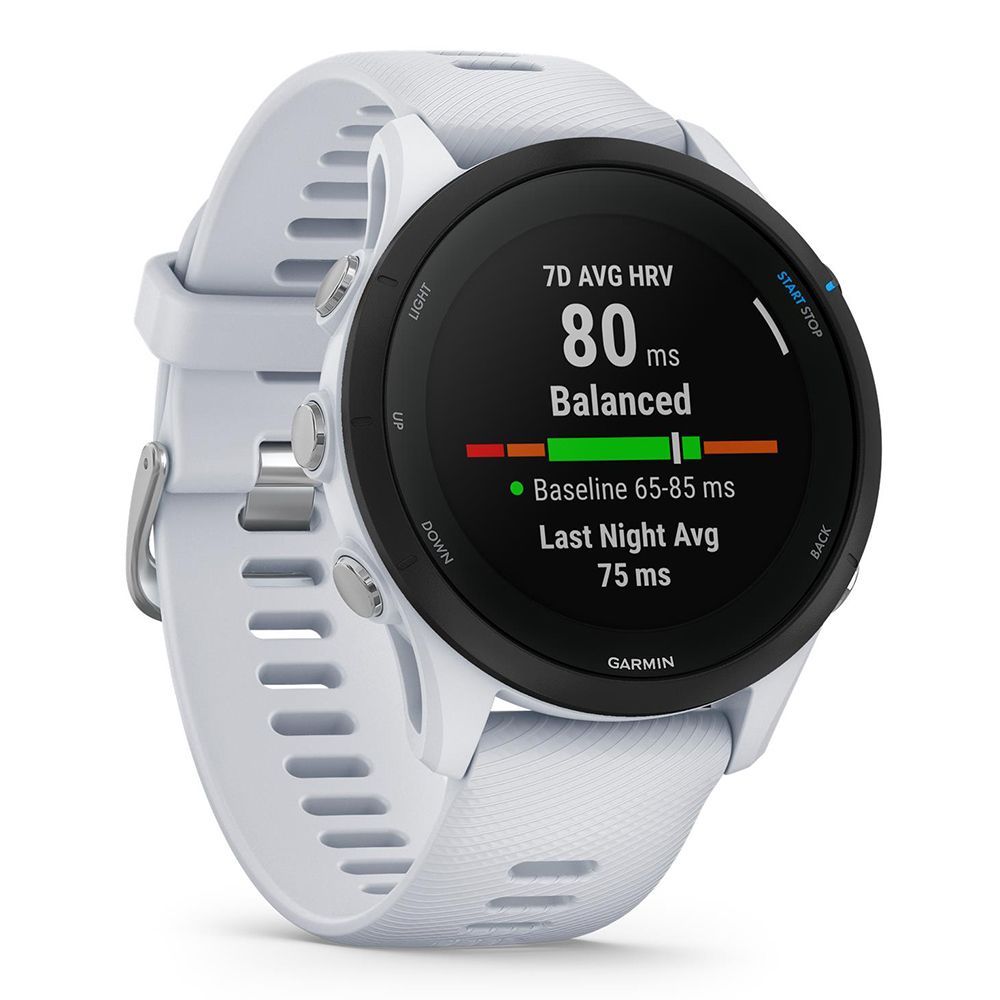 Смарт-годинник Garmin Forerunner 255 Music Whitestone (010-02641-31)