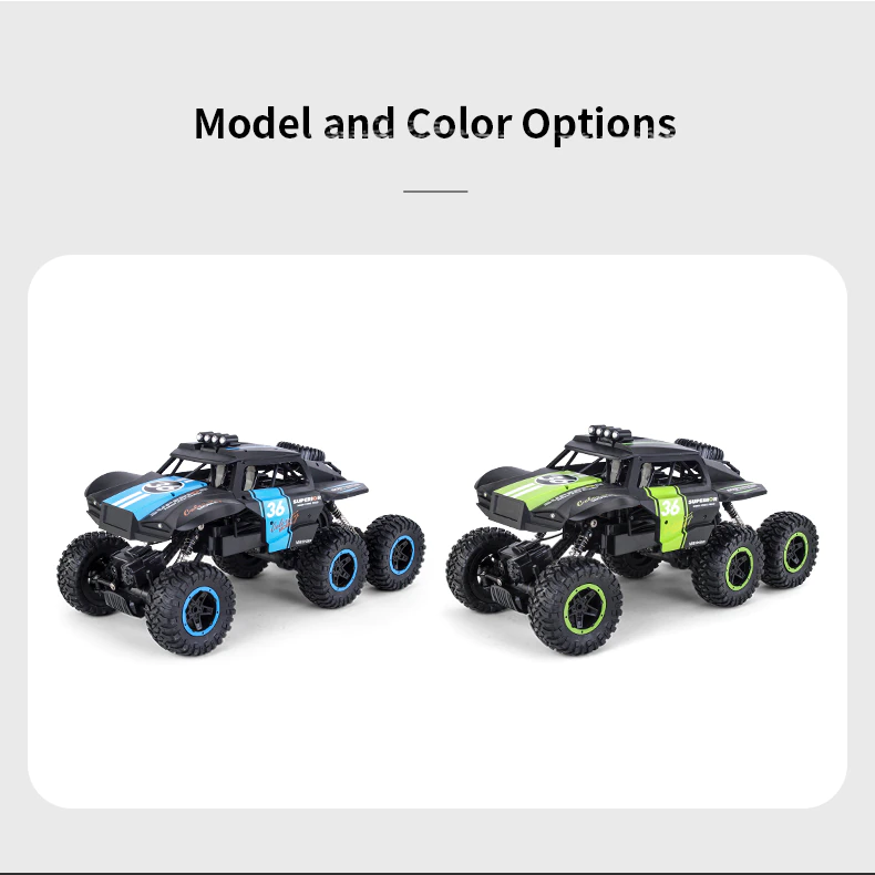 Позашляховик JJRC Q101 1:12 Off-Road Vehicle 6WD (Black/Blue)