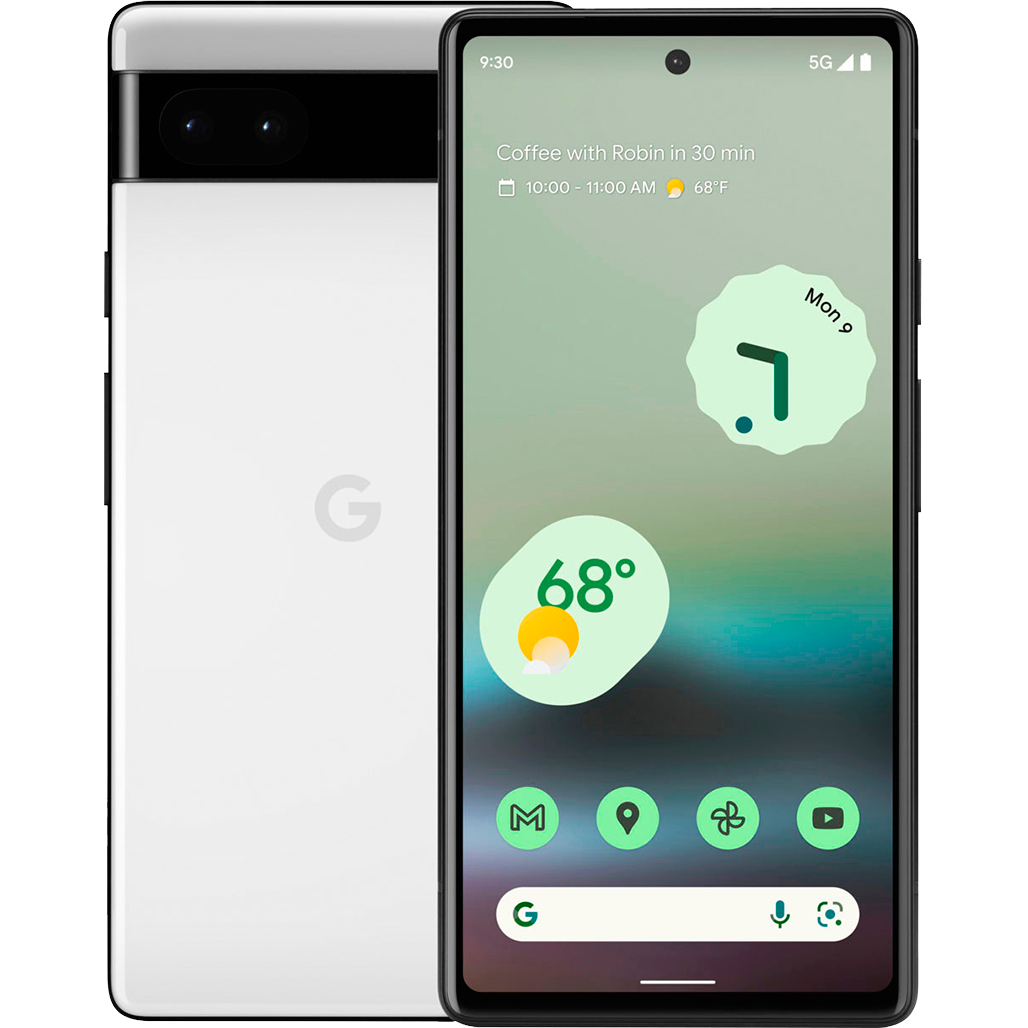 

Смартфон Google Pixel 6a 6/128GB US (Chalk)