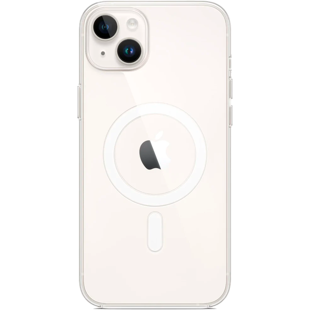 

Чехол Clear Case с MagSafe для Apple iPhone 14 Plus (Transparent) AAA