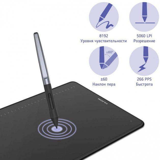 Графічний планшет Huion H1161