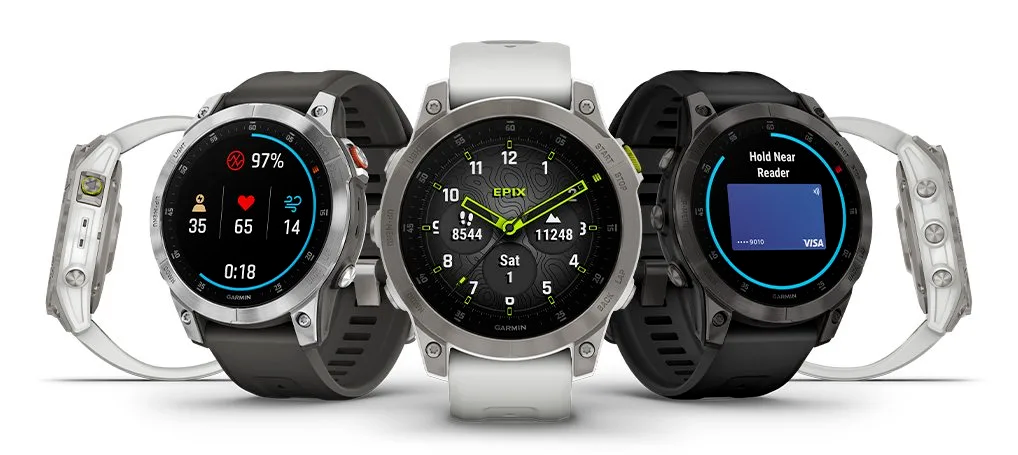 Смарт-годинник Garmin Epix (Gen 2) Sapphire Edition 47mm Black Titanium with Black Band (010-02582-10/11)