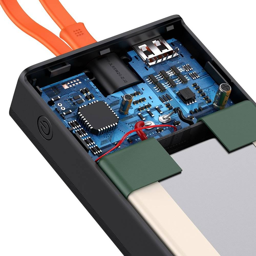 Зовнішній акумулятор Baseus Elf Digital Display 20000mAh 65W Black (PPJL000001)