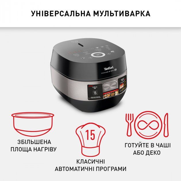 Мультиварка Tefal Multicook & Bake (IH RK908A34)