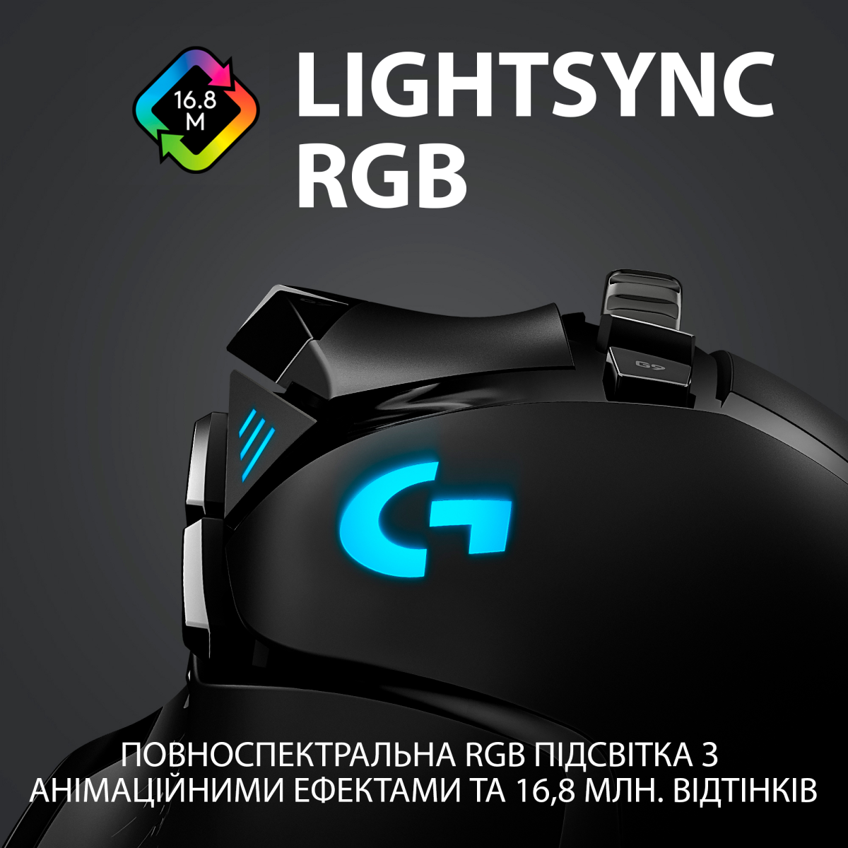 Мышь Logitech G502 Lightspeed Wireless Black (910-005567) [64932] 