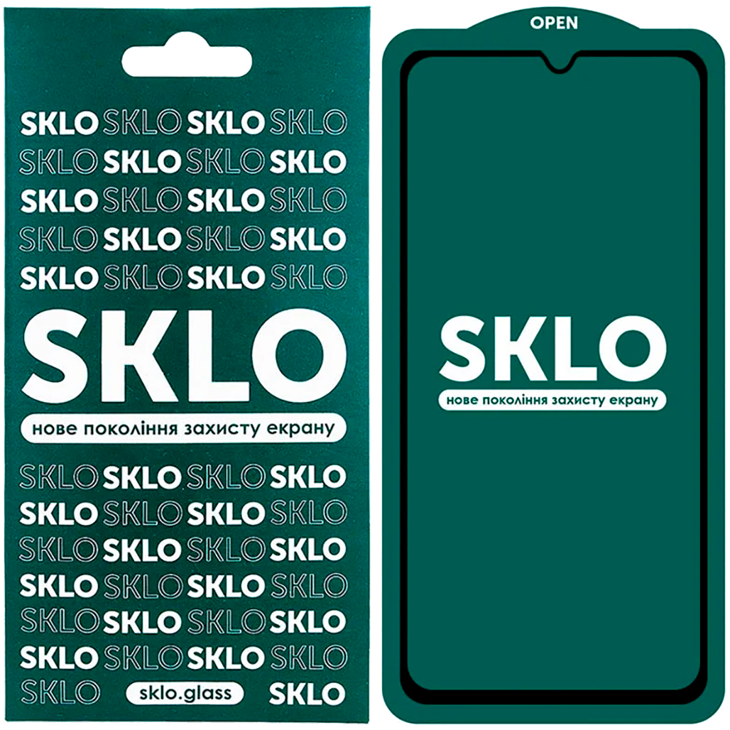 

Захисне скло SKLO для Xiaomi Redmi 9A/9C/10A/A2/A2+/A1/A1+ Full Cover Pac Nano Glass (Black)