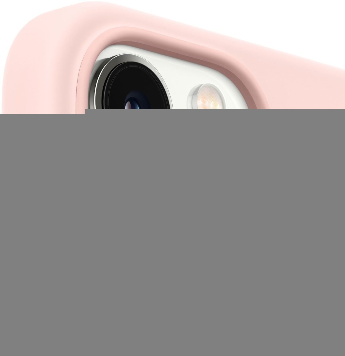 Чохол Silicone Case з MagSafe для Apple iPhone 13 Pro (6.1) (Chalk Pink) ААА