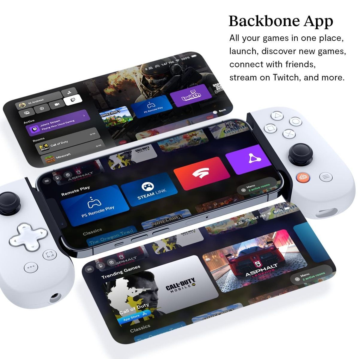Геймпад Backbone One – PlayStation Edition для iPhone (White)