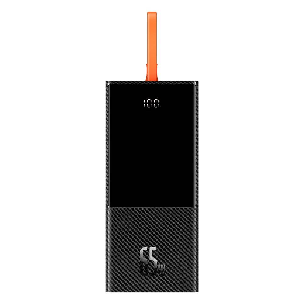 Зовнішній акумулятор Baseus Elf Digital Display 20000mAh 65W Black (PPJL000001)
