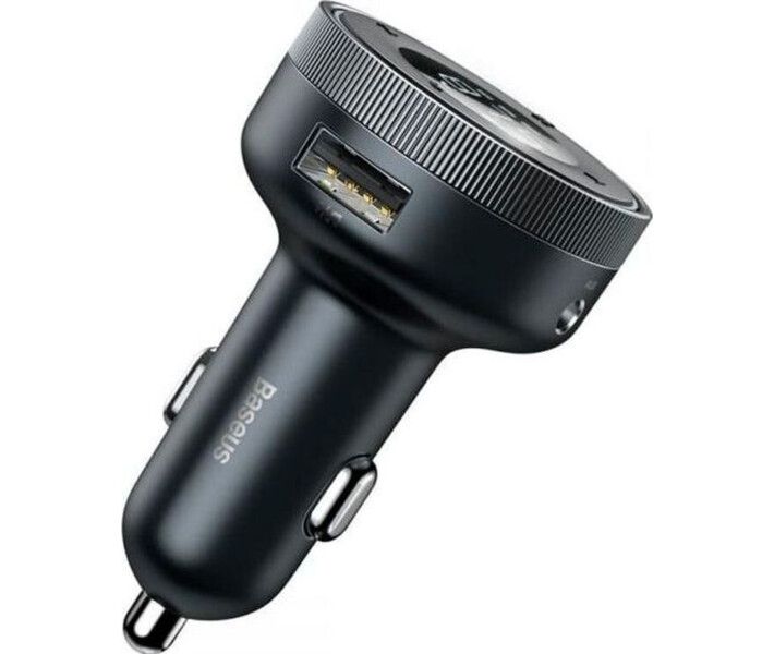FM-трансмітер Baseus Enjoy Car Wireless MP3 Charger Wireless 5.0+5V/3.4A Black (CCLH-01)