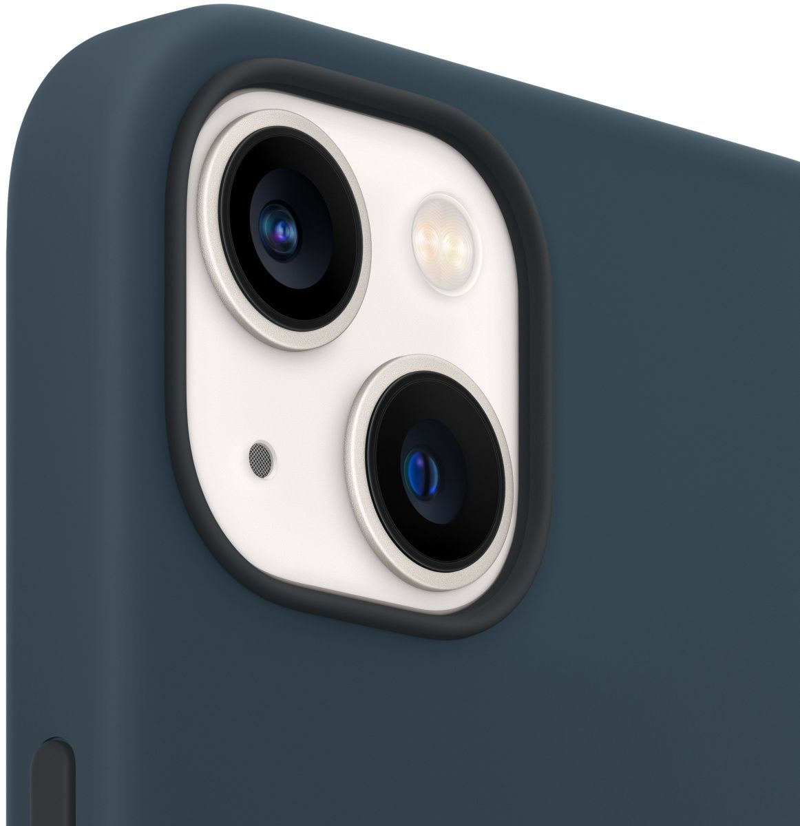 Чохол Silicone Case з MagSafe для Apple iPhone 13 (6.1) (Abyss Blue) ААА 