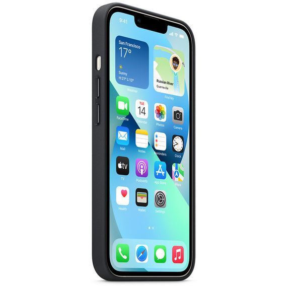 Чохол Silicone Case з MagSafe для Apple iPhone 13 Midnight (MM2A3)