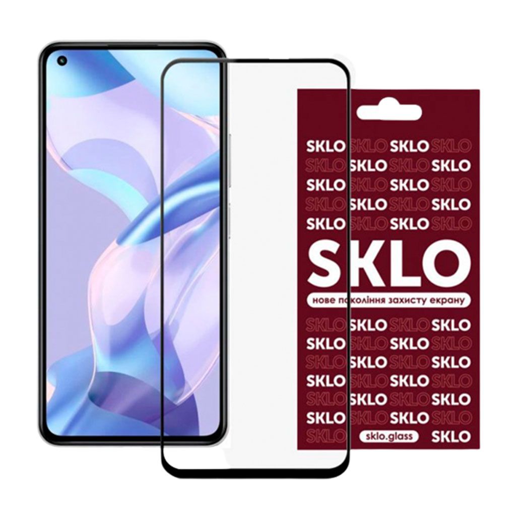 

Захисне скло SKLO Xiaomi Mi 11 Lite / Mi 11 Lite 5G 3D Full Glue Tempered Glass (Black)
