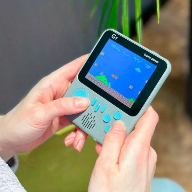 Ретро ігрова приставка SUP G7 Game Box Portable 666 in 1 AV (Gray)