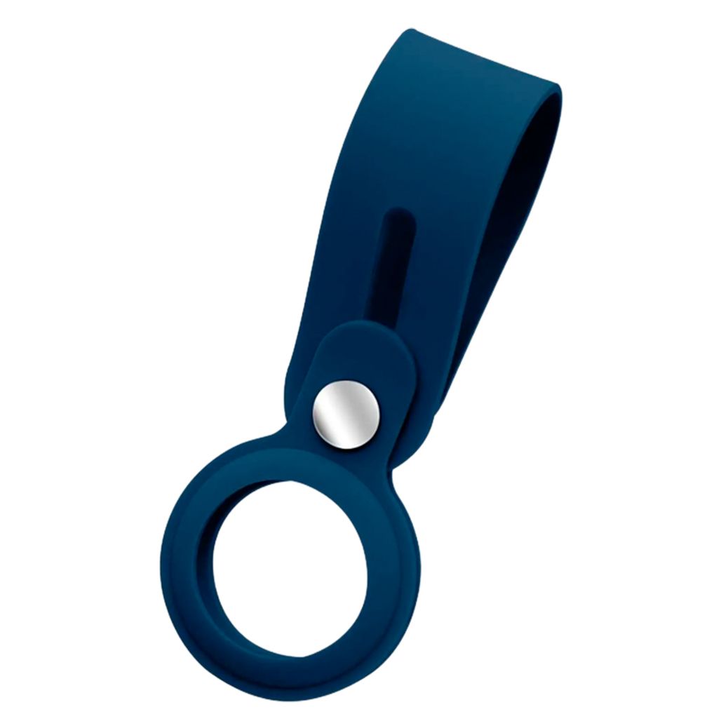 

Чохол ArmorStandart Silicone Loop with Button для Apple AirTag (Dark Blue)