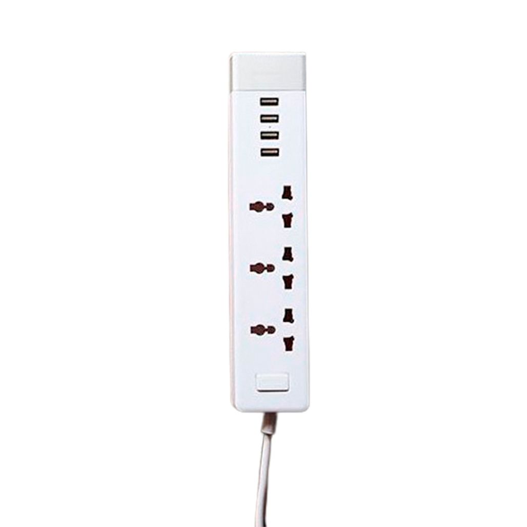 

Удлинитель Remax Business RU-S2 3*Plug 4*USB 220V (White) 1.8m [66579]
