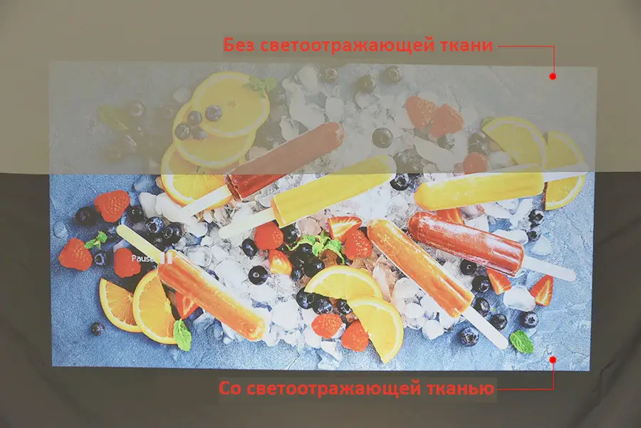 Світловідбиваюча тканина для екрану TouYinger 130