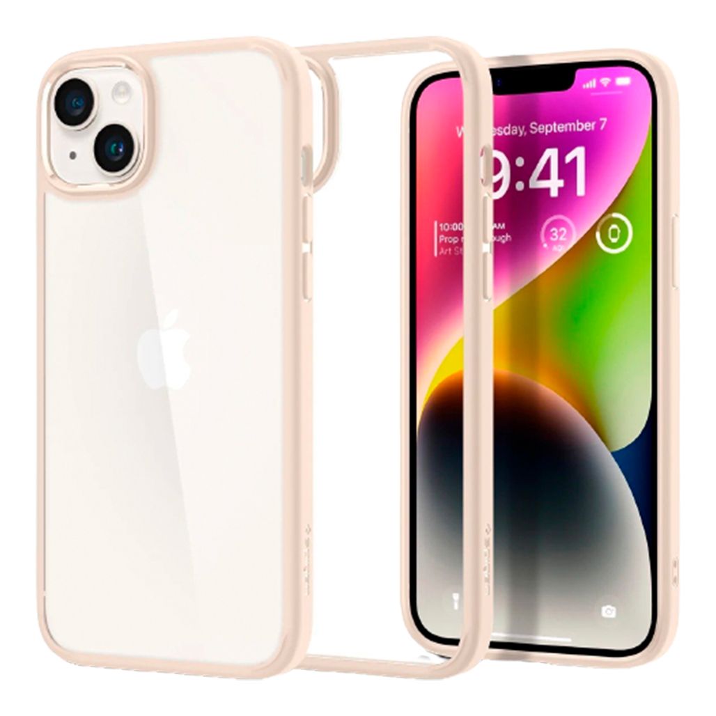 

Чохол Spigen Ultra Hybrid для Apple iPhone 14 Plus Sand Beige (ACS04898)