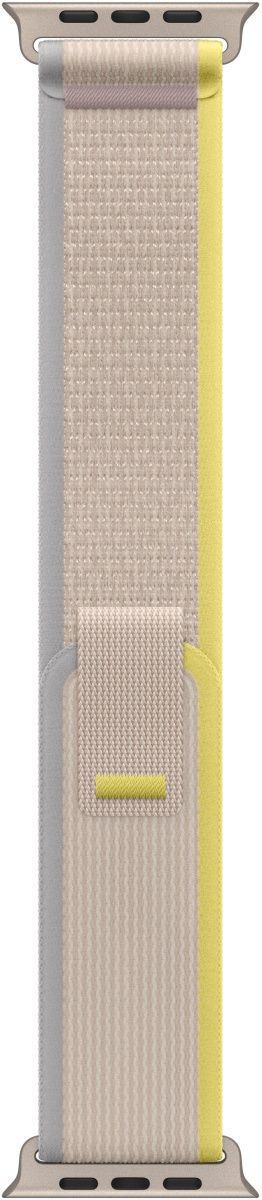 Смарт-годинник Apple Watch Ultra 49mm Titanium Case with Yellow/Beige Trail Loop S/M (MNHD3/MNHK3)