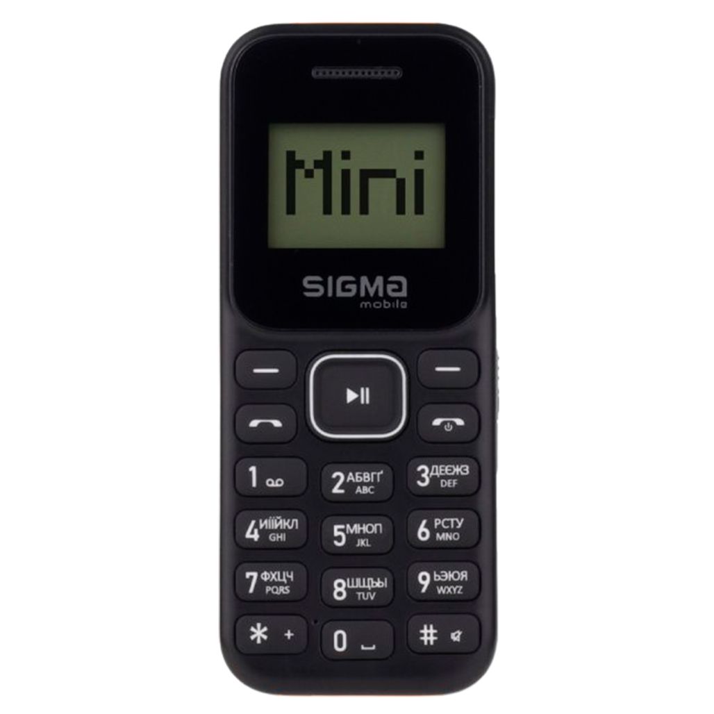 

Мобільний телефон Sigma mobile X-style 14 MINI (Black/Orange) UA-UCRF