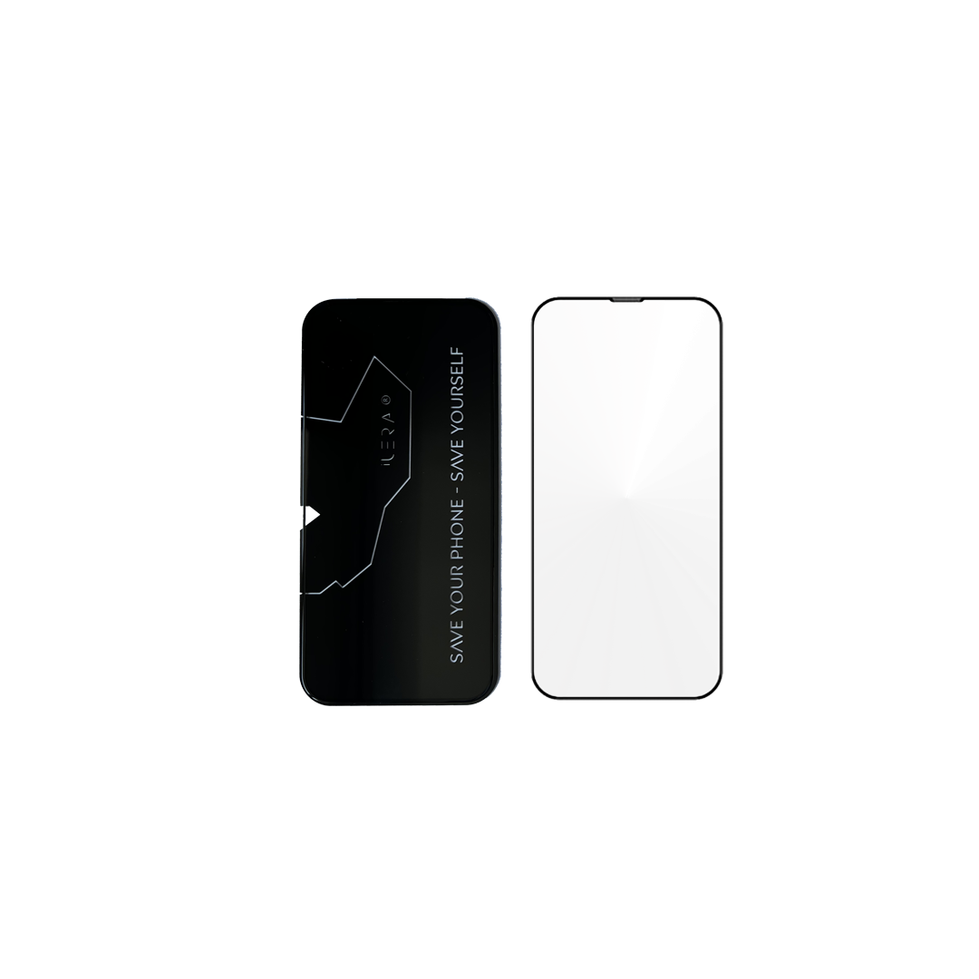 Захисне скло iLera DeLuxe Full Cover Glass для Apple iPhone 14 Pro (iLFCDL14Pr)