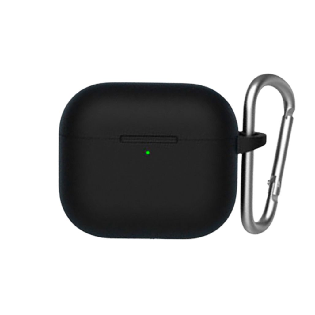 

Чехол Blueo Liquid Silicone Case + Carbine для Apple AirPods 3 Black