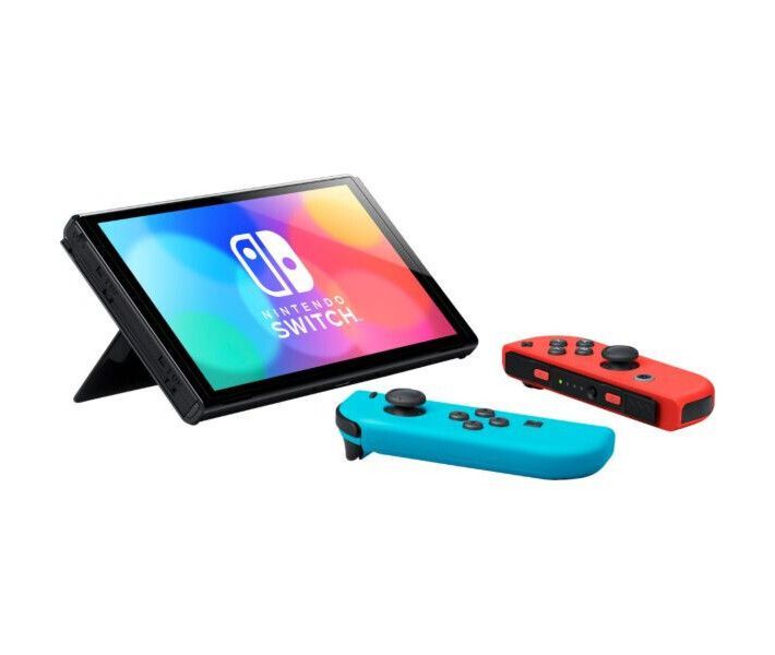 Портативная игровая консоль Nintendo Switch OLED Neon Blue/Neon Red set [64459] 