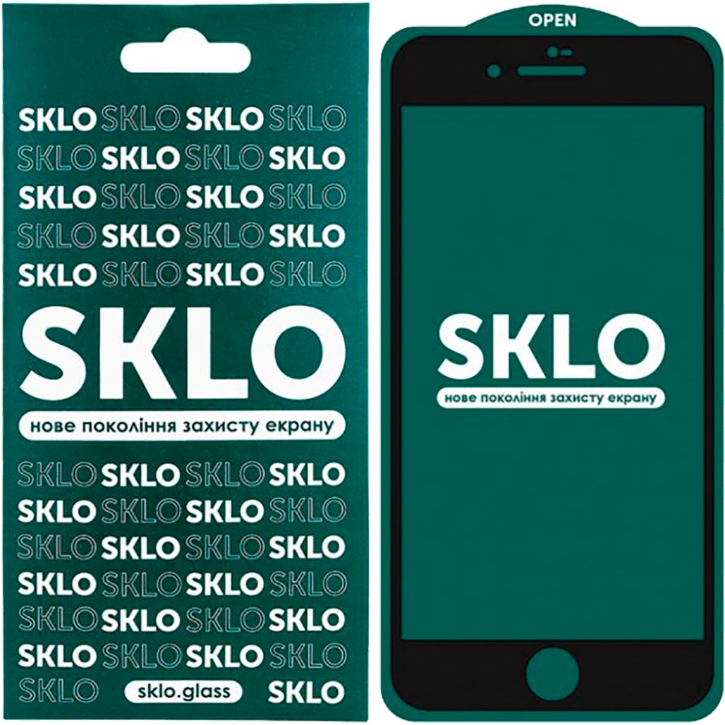 

Захисне скло SKLO 5D Full Glue Pac для Apple iPhone 7 Plus/8 Plus (Black)